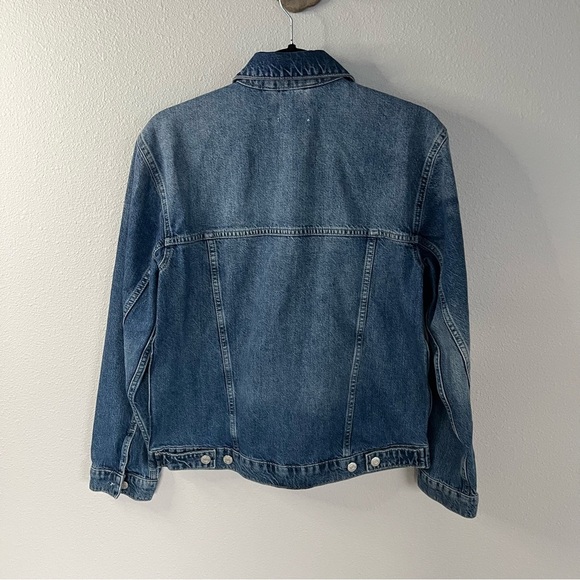 Rails Grove Boyfriend Trucker Jean Jacket Indigo Haze Blue Denim Casual Women XS - Picture 11 of 13